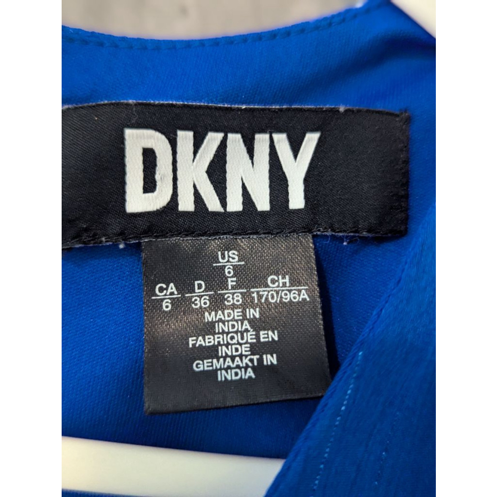 Women's DKNY Dress Size 6 Blue - Picture 4 of 10